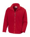 Heren Fleece vest Micro Result R115 Cardinal Red